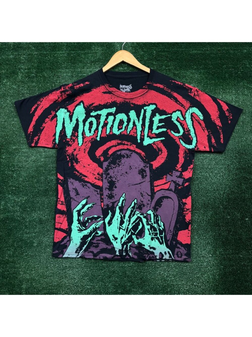 Motionless in White Creatures Album Meatalcore Band T-Shirt Size Large